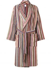 Shop Paul Smith Multi-Stripe Robe at Farfetch